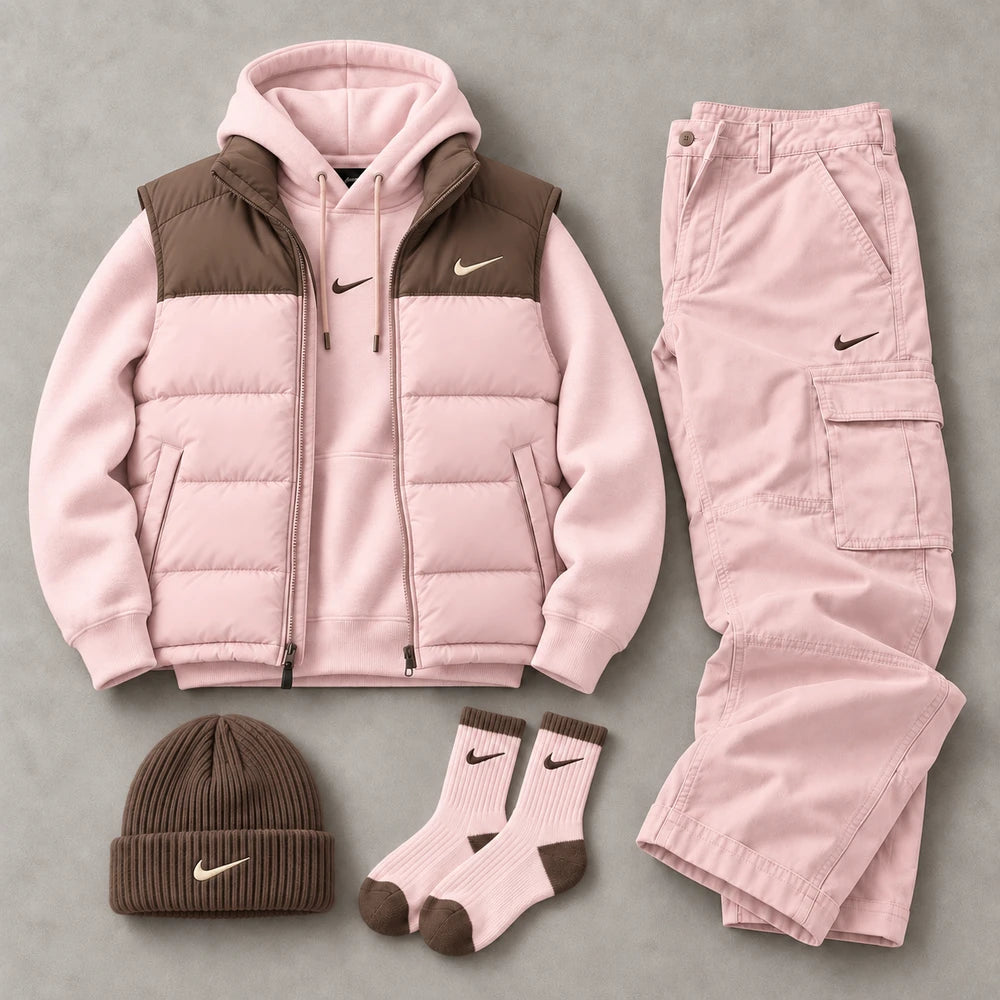 Raymone Colorblock Vest Set